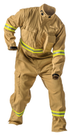 Dual Certified Wildland + Tech Rescue coat-pant combinations or Wildland coveralls.