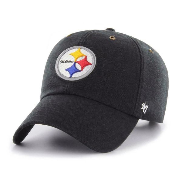 Pittsburgh Steelers NFL Team Apparel Black Relaxed Slouch Dad Hat Cap –  East American Sports LLC