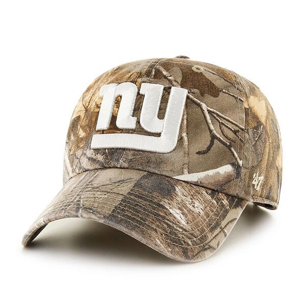 '47 Brand New York Giants NFL Realtree Camo Clean Up Cap