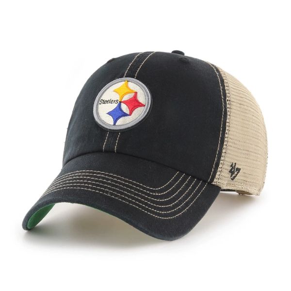 Pittsburgh Steelers '47 Adjustable Trucker Hat - Black