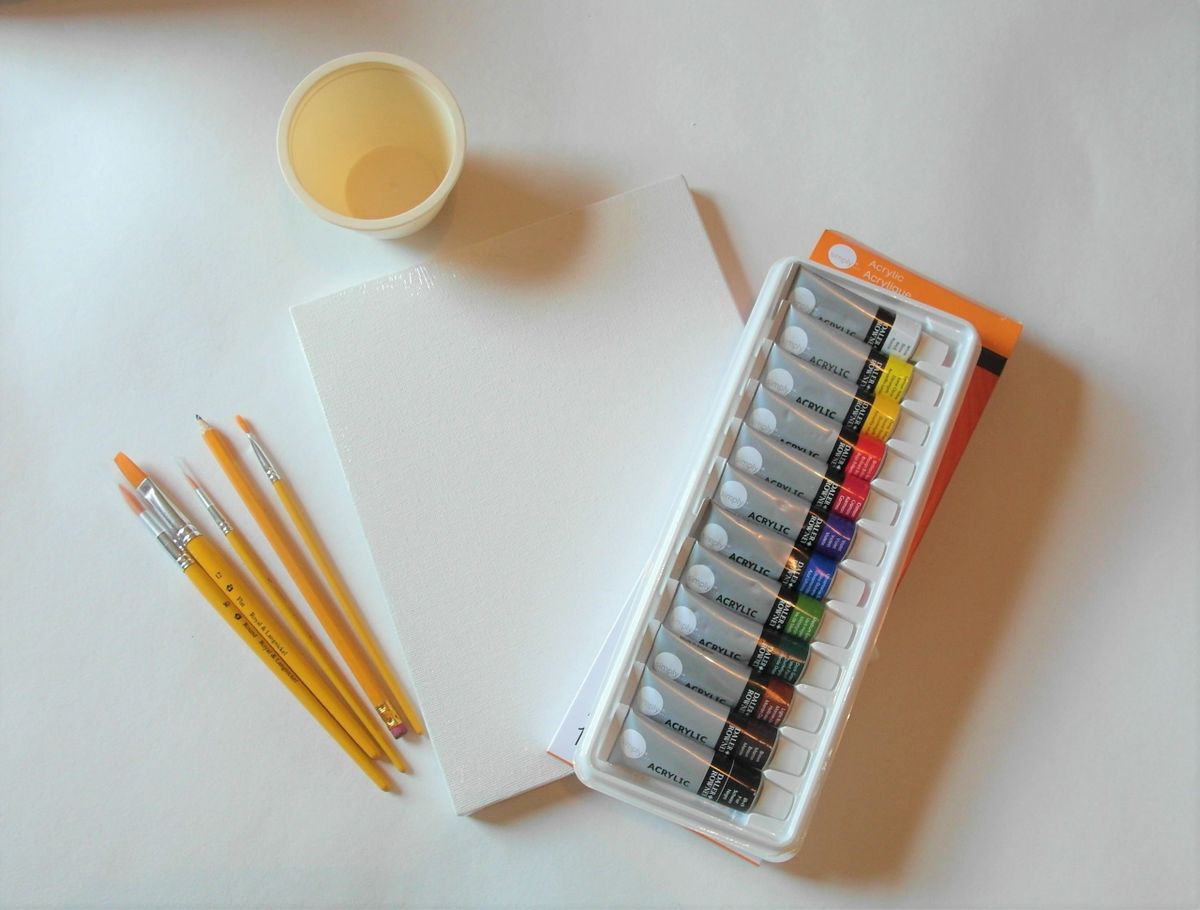 Acrylic painting starter kit