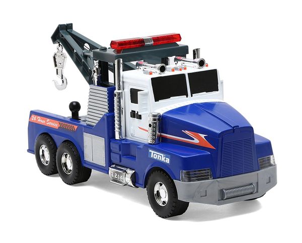 Tonka mighty motorized store tow truck toy vehicle