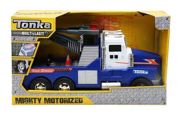 Tonka mighty motorized store tow truck toy vehicle