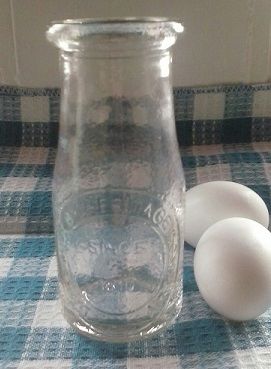 Repro Vintage Small Milk Bottle