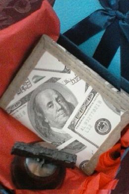 Ben Franklin Wallet and Mini Liberty Bell