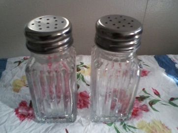 Retro-Style Salt and Pepper Shakers