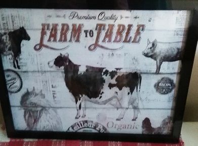 Farm to Table Kitchen Wall Art