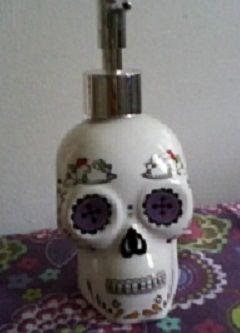 Sugar Skull Soap Dispenser