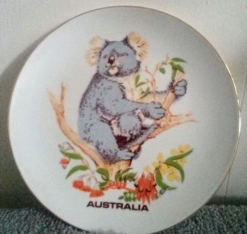 Australian Koala Souvenir Plate