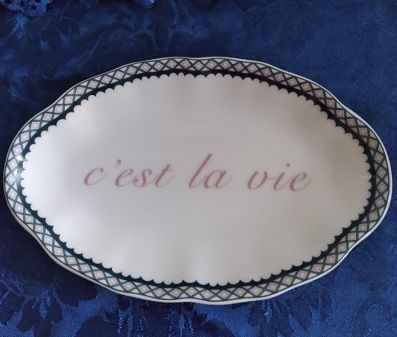 C'est La Vie Trinket Dish