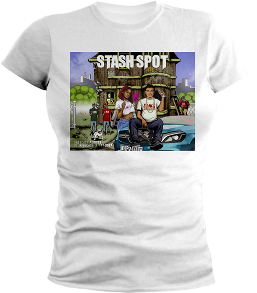 Stash Spot Woman White T-Shirt (S-3XL)