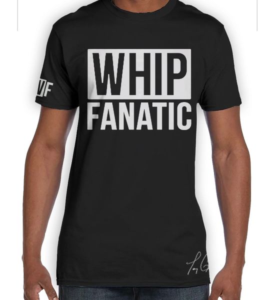 WhipFanatic Men's Black Tshirt.