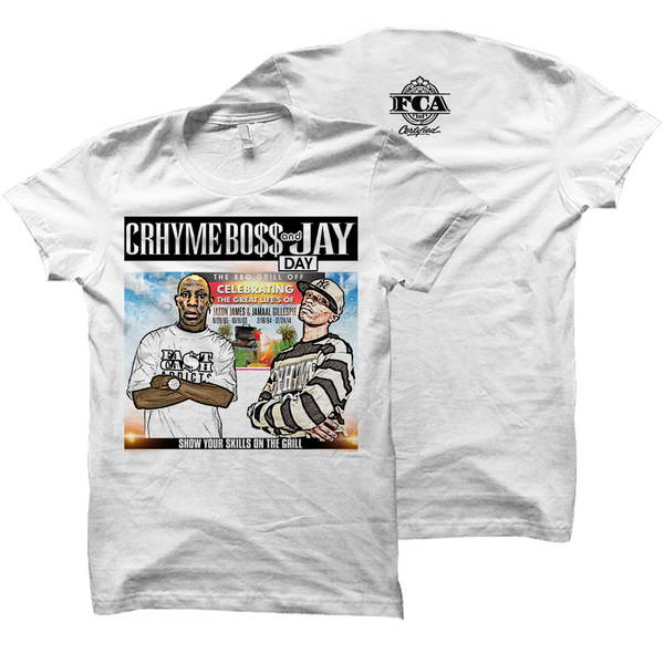 # CRHYME BO$$ & JAY DAY "2nd ANNUAL BBQ GRILL OFF" T-SHIRT