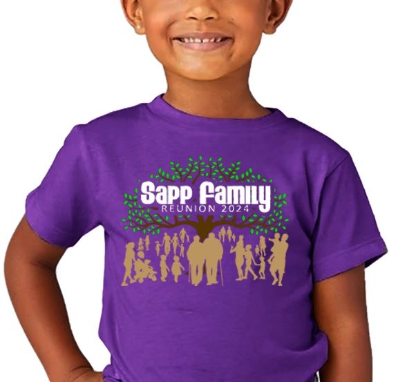 Sapp Family Reunion 2024 Toddler Youth Unisex T-Shirt (Crew Neck)