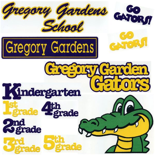 Gregory Gardens Elementary School Title Mascot Kit It S