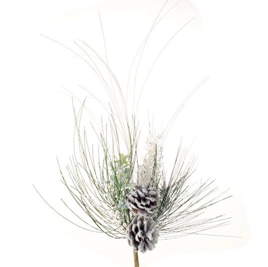 Frosted Pine with Pinecone Swag, by Raz Imports. - The Weed Patch