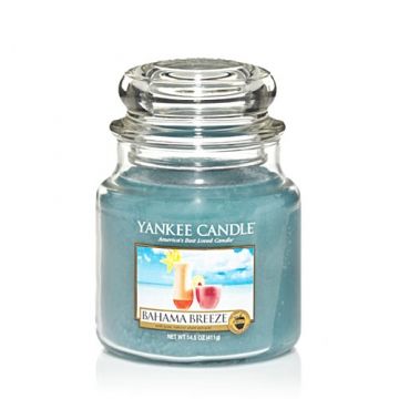 Yankee Candle Bahama Breeze Scented Medium 14.5 oz Jar Candle | In The ...