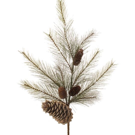 Frosted Pine with Pinecone Swag, by Raz Imports. - The Weed Patch