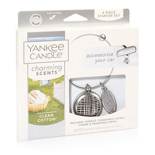 Yankee Candle Clean Cotton Charming Scents Starter Kit Charm Set In
