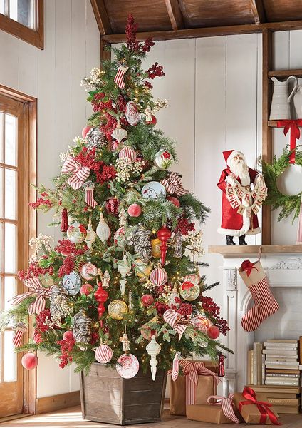 RAZ Imports~24" Ticking Stripe Stocking~Tree/Wreath/Country Christmas Ornament 