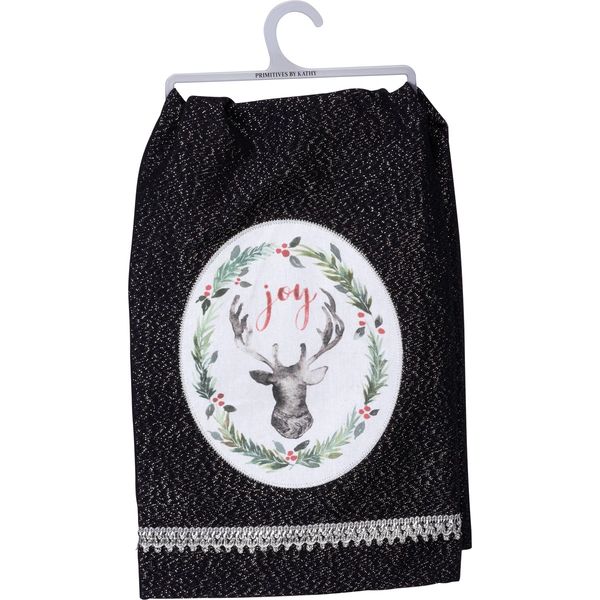 Christmas Deer Kitchen Hand Towels