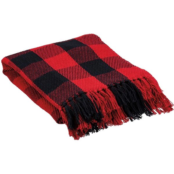 Red & Black Buffalo Check Throw Blanket | In The Berry Patch (The Berry ...