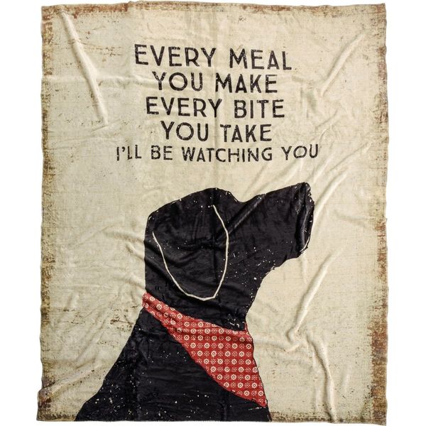 Throw Blanket ~ "Every Meal You Make Every Bite You Take I'll Be