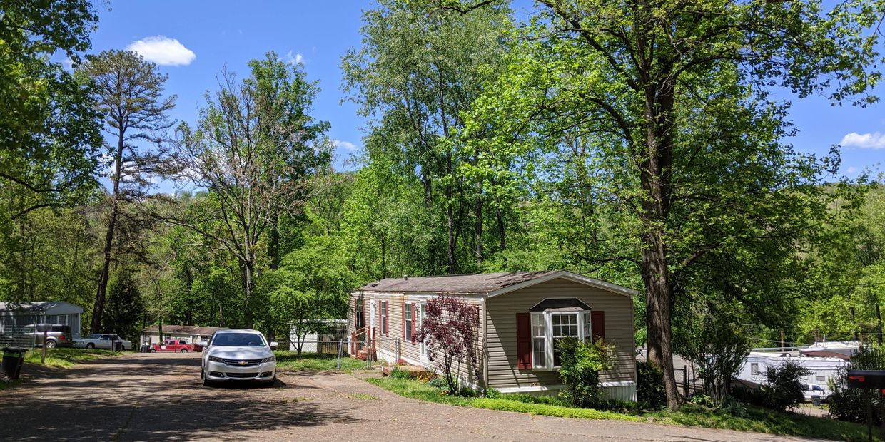 Elk River Mobile Home Park in Charleston, West Virginia