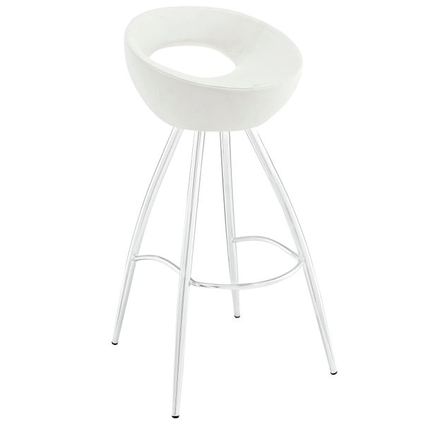 Clampett O Bar Stool - White