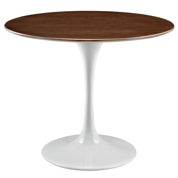 Saarinen Style Tulip Dining Table - Round Walnut - 47"