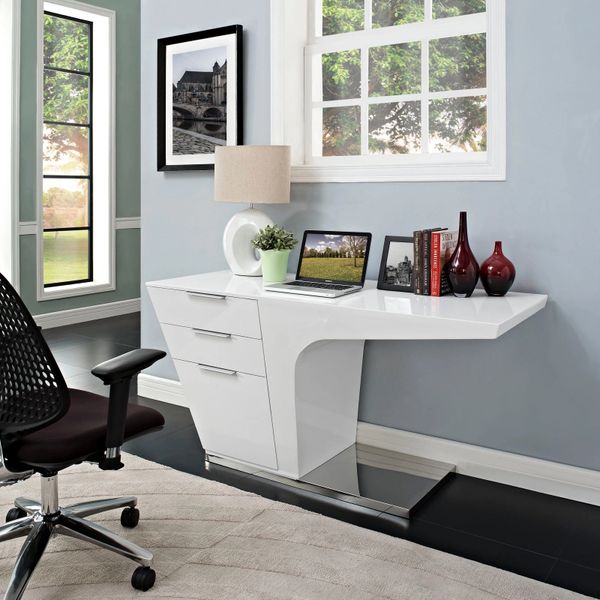 Wally Office Desk - White