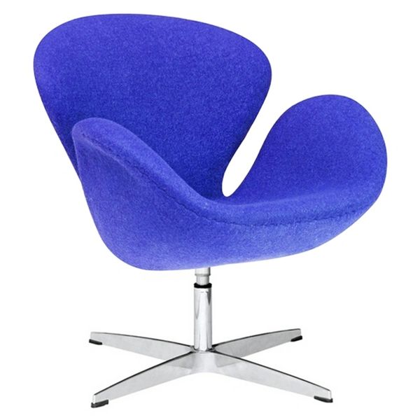 Arne Jacobsen Style Swan Chair - Blue
