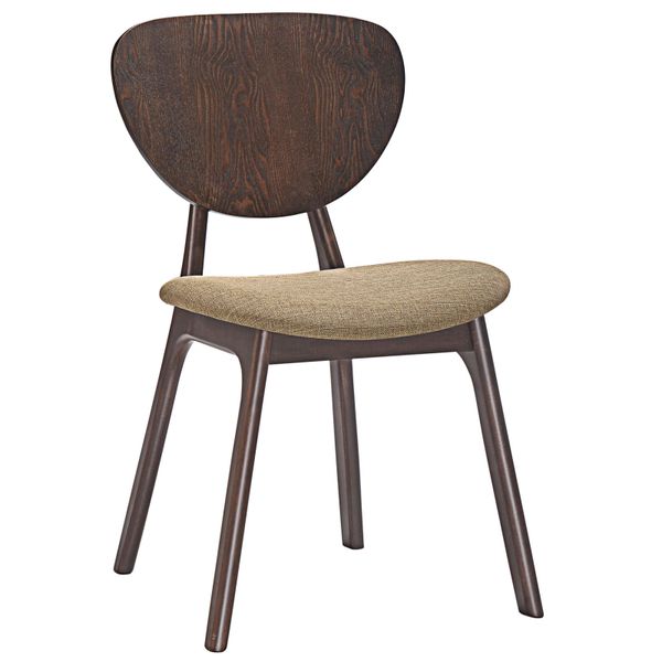T1D Dining Chair T - Walnut and Latte