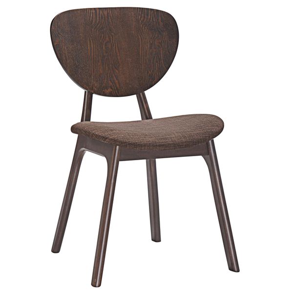 T1D Dining Chair T - Walnut and Brown