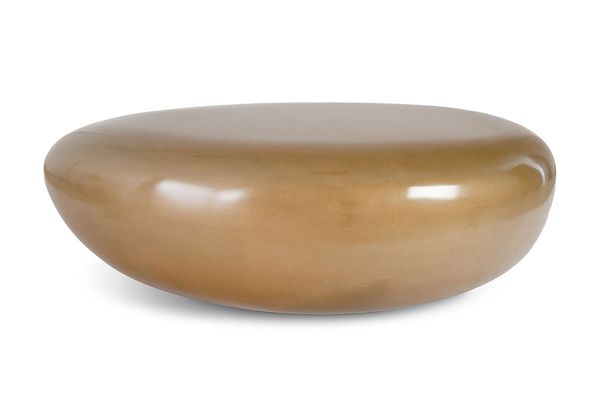 Nehir Stone Cocktail Table Gold, Gel Coat, SM, Outdoor