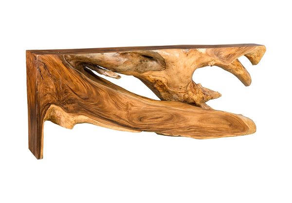 T1D Chamcha Wood Console Table R A