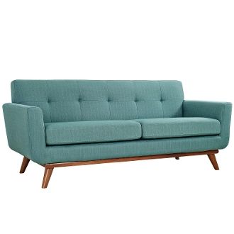 Finn Juhl Style Loveseat-Laguna-78"