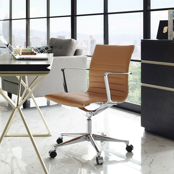 MidBack-B Office Chair - Tan