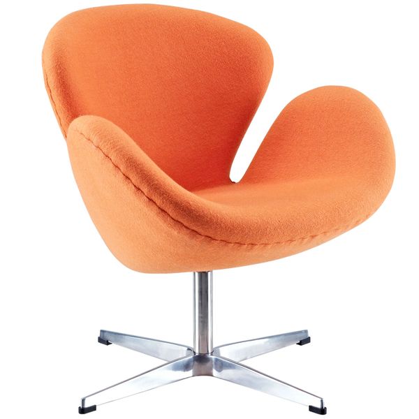 Arne Jacobsen Style Swan Chair - Orange