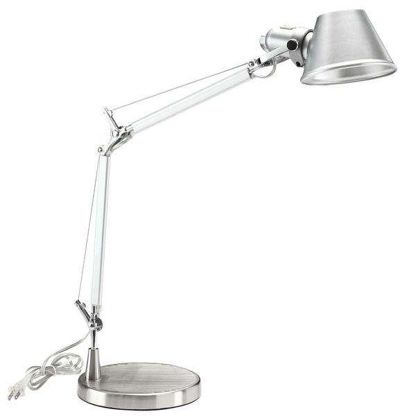 Perry Mason Office Desk Lamp-Silver