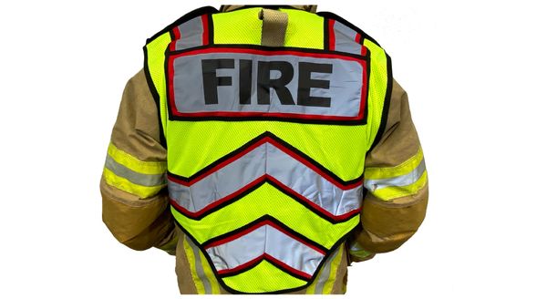 Red hot sale safety vests