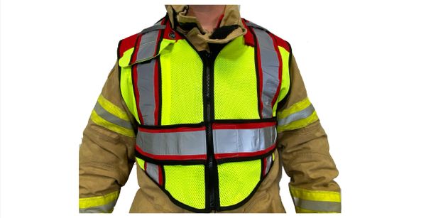 BLANK RED - PUBLIC SAFETY VEST