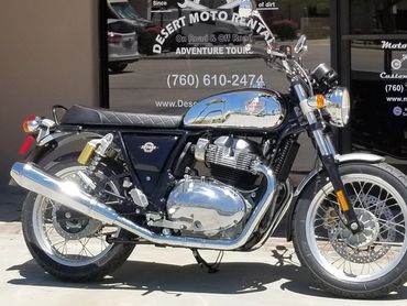 Royal Enfield Interceptor available for rent at www.DesertMotoRentals.com in Palm Desert, CA

