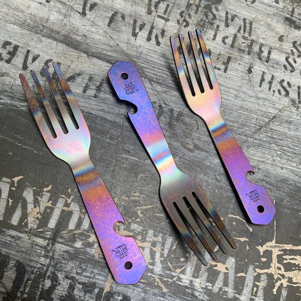 Stubby fork/bottle opener