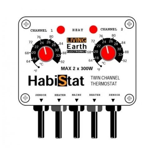 Habistat Twin Chanel Thermostat