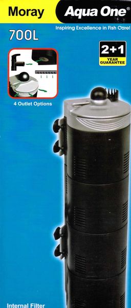 Aqua One Moray 700L Internal Filter, 700 l/h 3 chamber