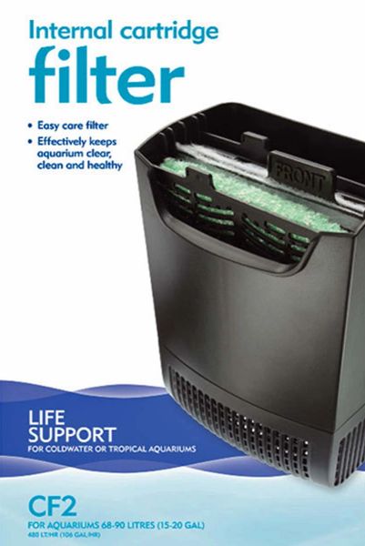 Interpet Internal Cartridge Filter CF2, For Aquariums 68-90 litre, 480 l/h, 4w