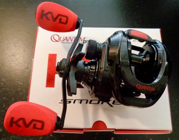 Quantum Pt Kvd Smoke S3 Skvd100spt Right Hand Baitcaster 6 1 1 Ratio