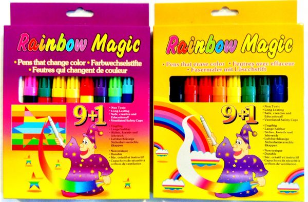 Magic Rainbow: bolígrafo multicolores. Lápices y plumas. Cafebrería El  Péndulo