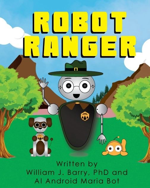 "Robot Ranger" is the first children's fiction book co-created by a human being and an AI robot 